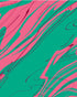 Funda de Asiento Individual *Wavy lines Verde y Rosa*